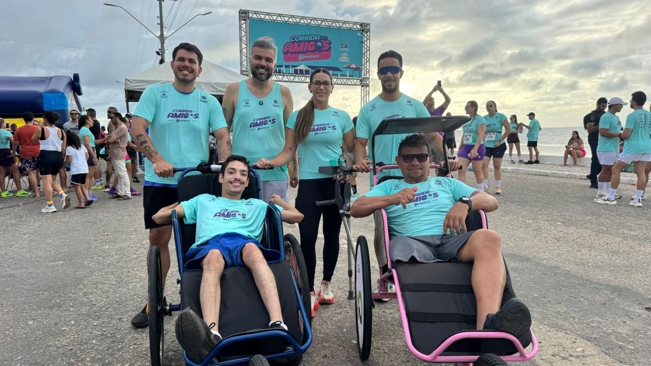 Projeto Inclusão sobre Rodas participa da Corrida dos Amigos em Areia Branca