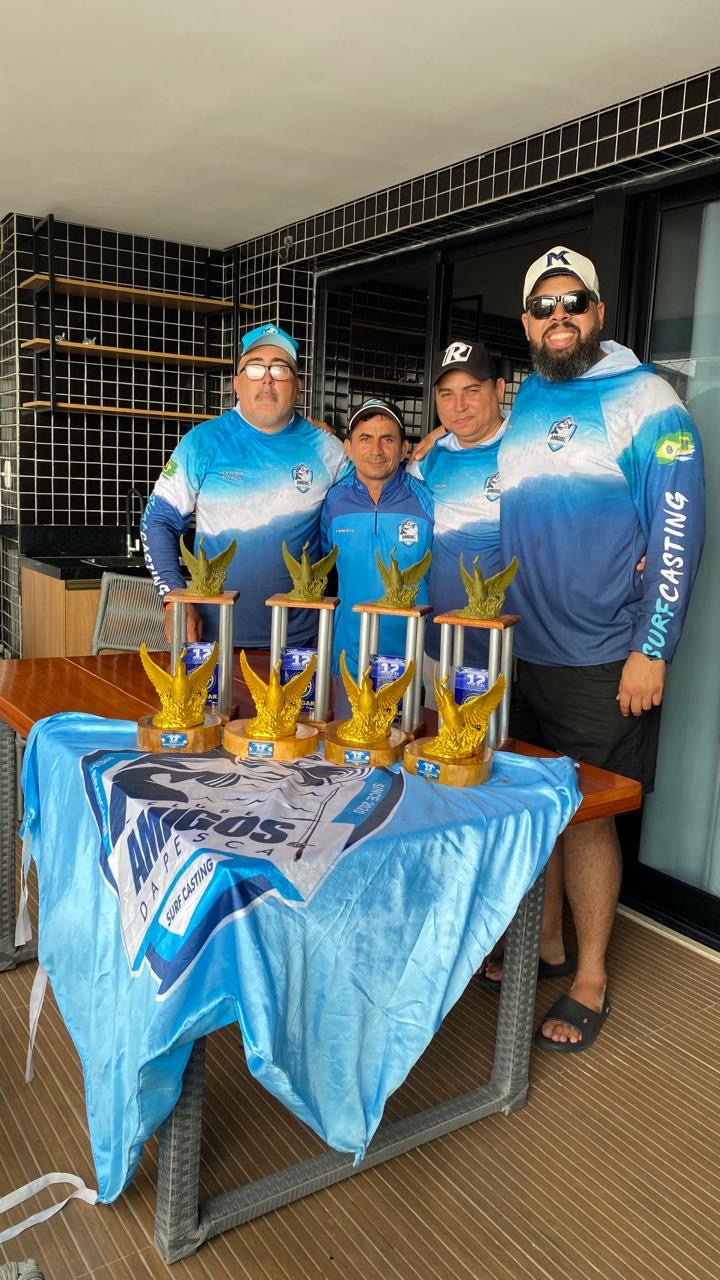 Clube Amigos da Pesca de Areia Branca conquista 3º lugar em torneio de pesca esportiva em Fortaleza