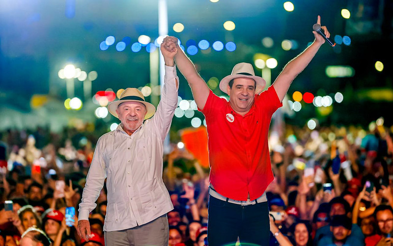 Lula vem ao Rio Grande do Norte neste sábado (10) para ato de campanha de Cadu