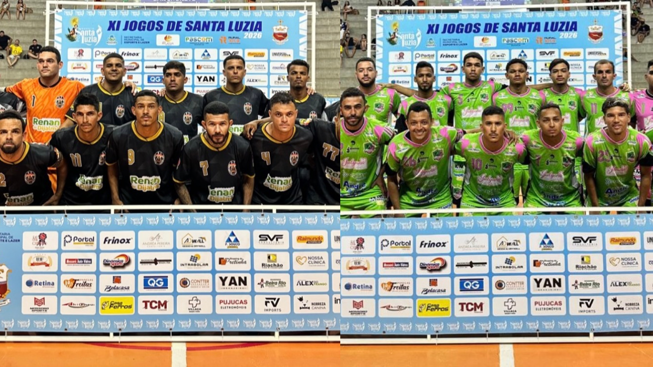 Equipes de Areia Branca estreiam com empate na Copa Santa Luzia no Ginásio Pedro Ciarlini