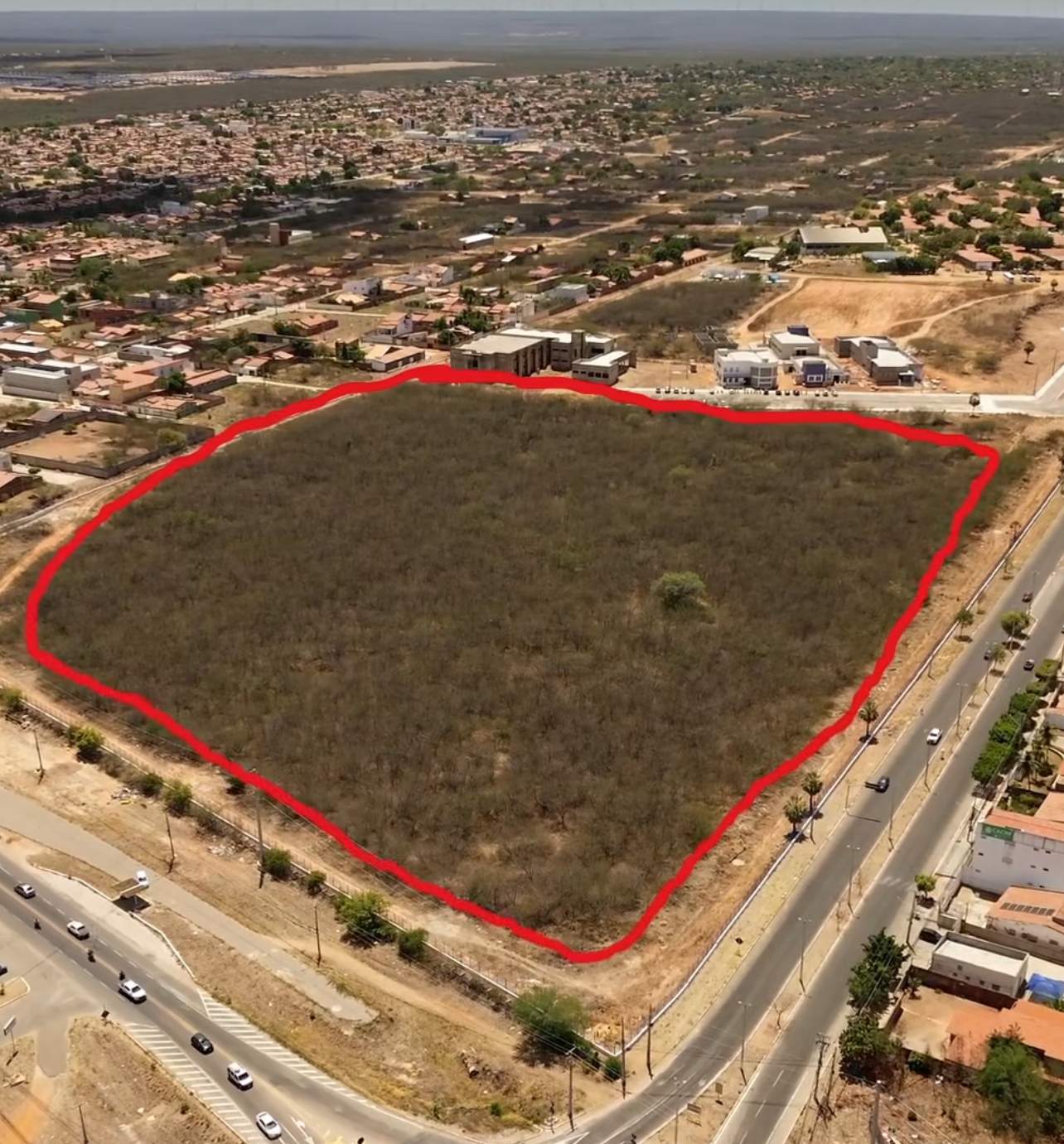 Possível terreno para novo estádio de Mossoró em área na  Leste-Oeste