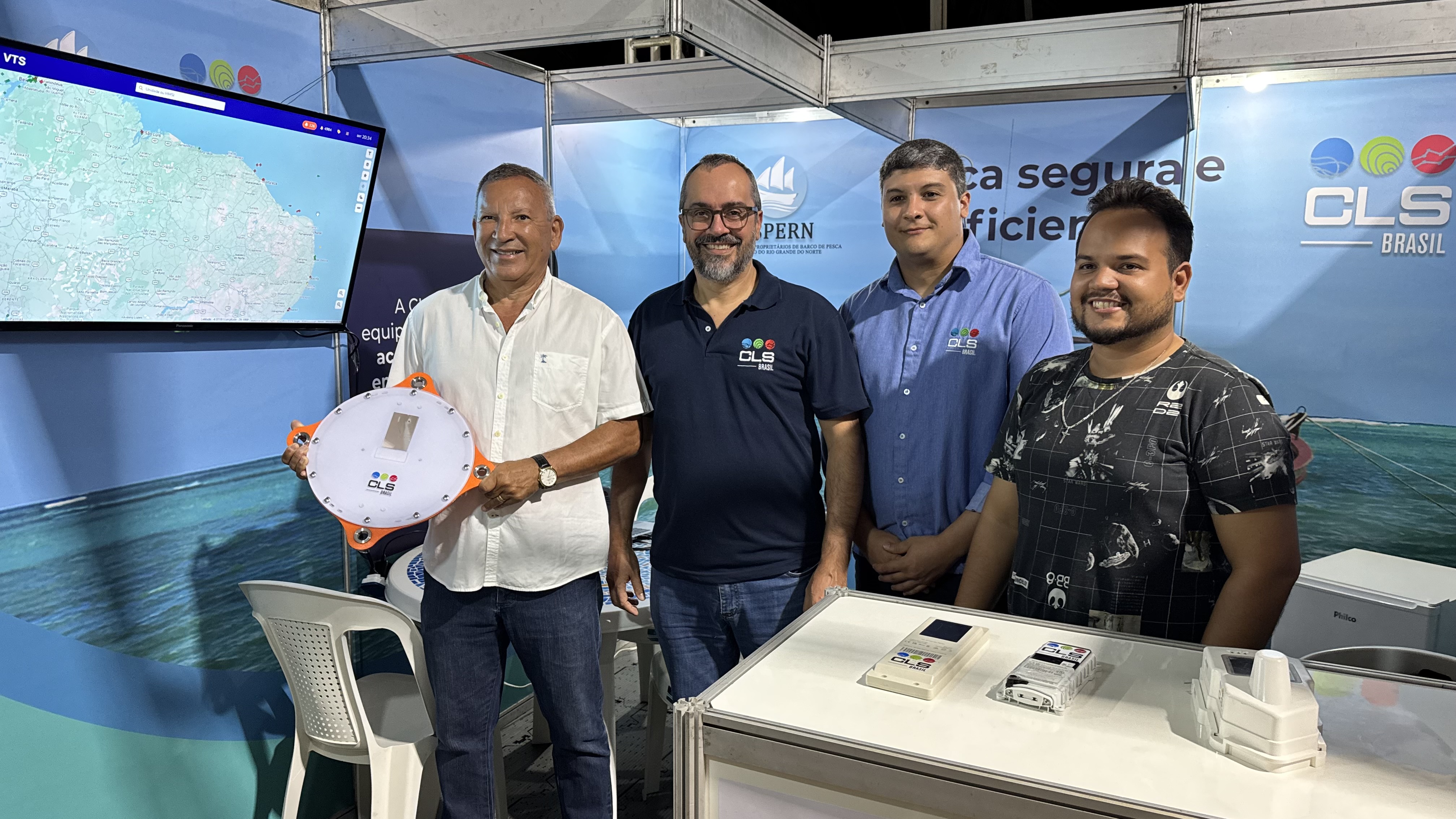 CLS Brasil apresenta equipamentos modernos e impulsiona a pesca em Areia Branca e no Rio Grande do Norte