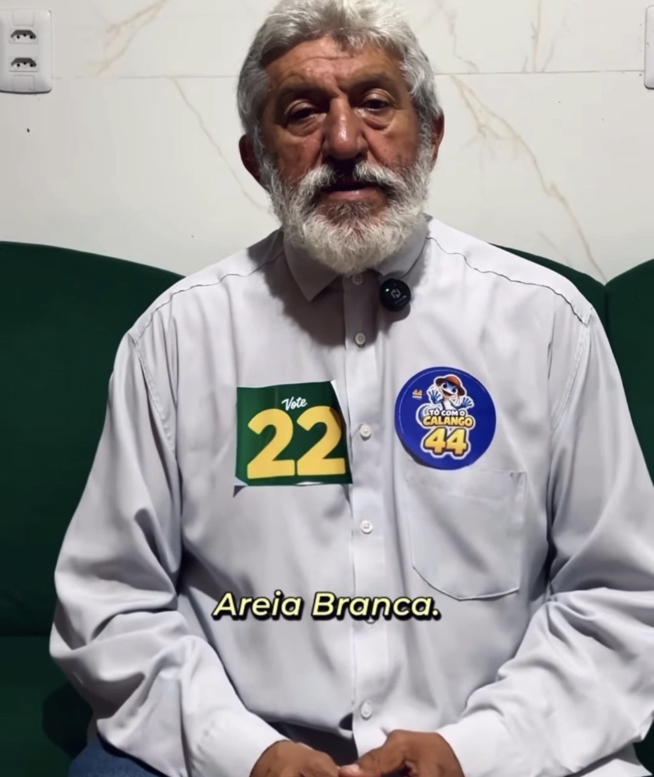 Areia Branca: Dr Beguinho reafirma seu apoio a Allyson Bezerra e Flávio Bolsonaro neste 2º turno
