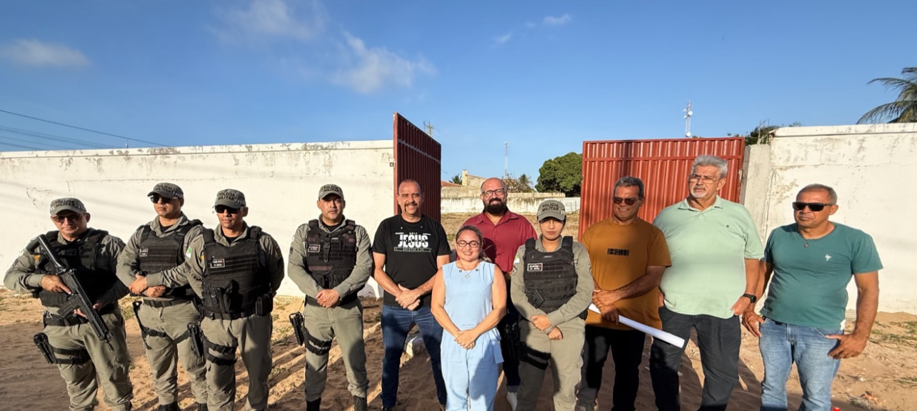 Deputado Sargento Gonçalves visita Grossos e anuncia emenda de R$ 400 mil para novo Destacamento da Polícia Militar