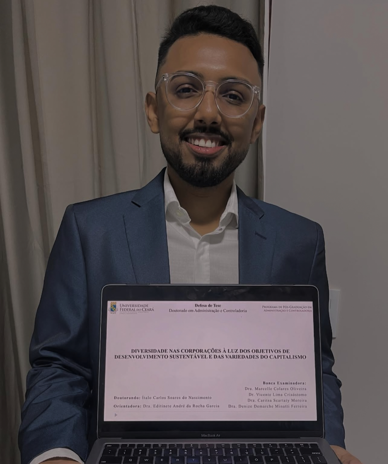 Areia-branquense Ítalo Carlos conquista título de Doutor pela Universidade Federal do Ceará