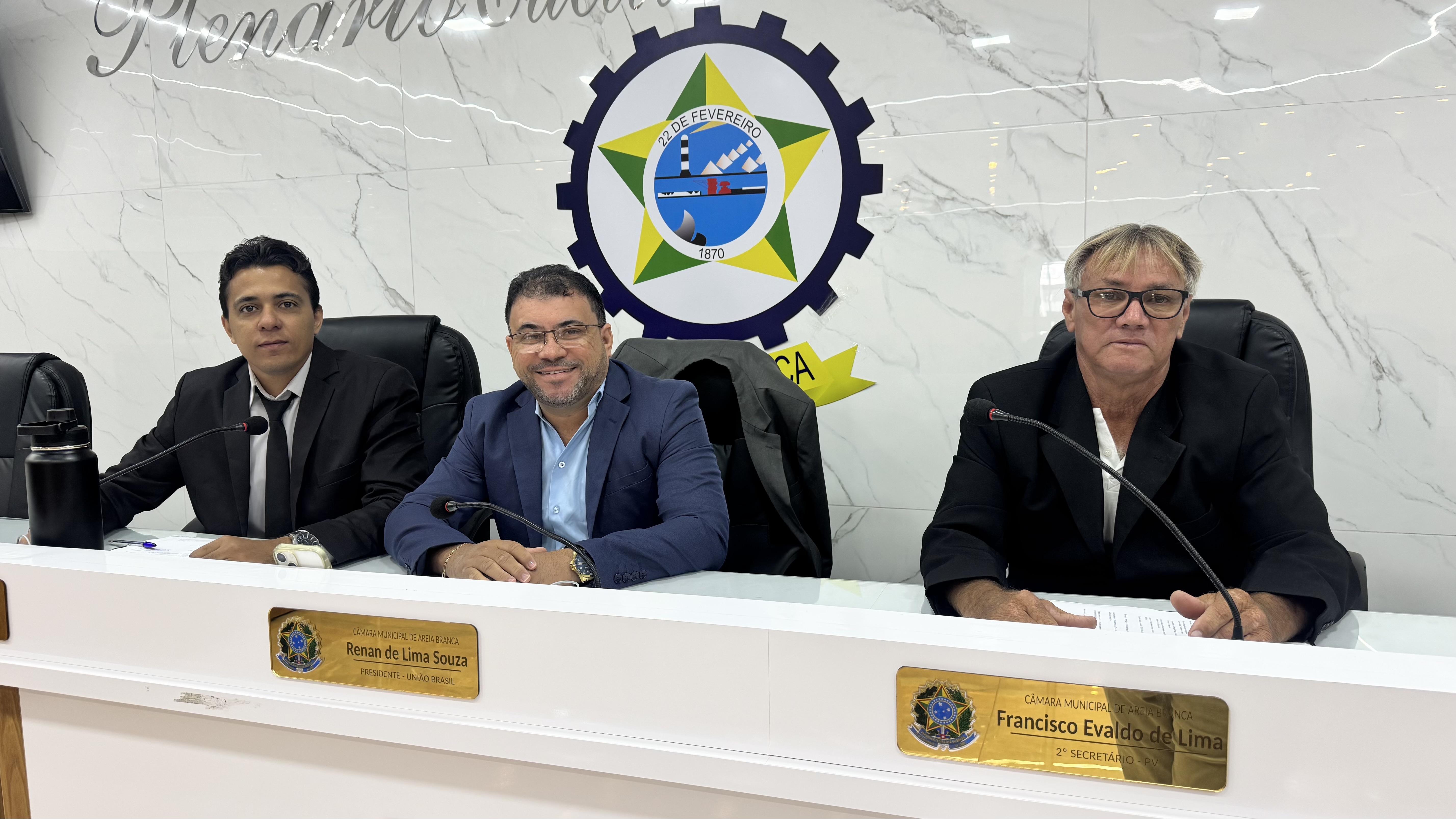 36ª Sessão Ordinária da Câmara de Areia Branca nesta quinta (06)