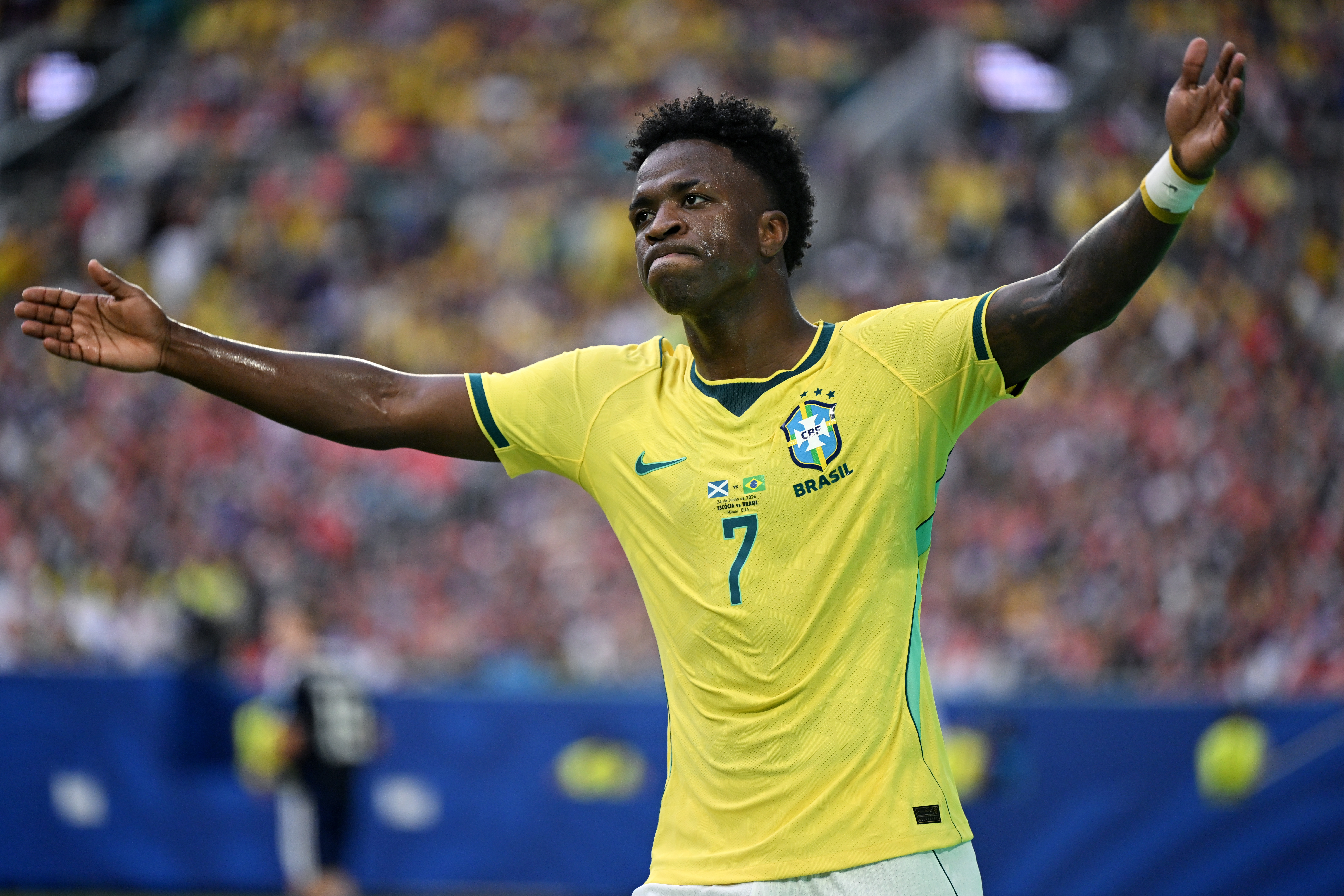 Vini Jr. brilha Brasil vence a Escócia e garante liderança do Grupo C da Copa do Mundo