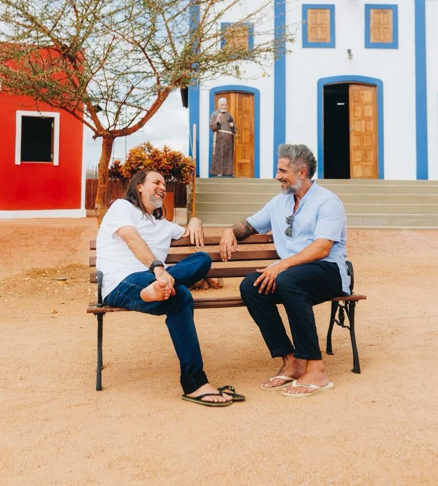 Marcos Mion conhece Cidade do Forró com Dorgival Dantas para série de matérias nacionais