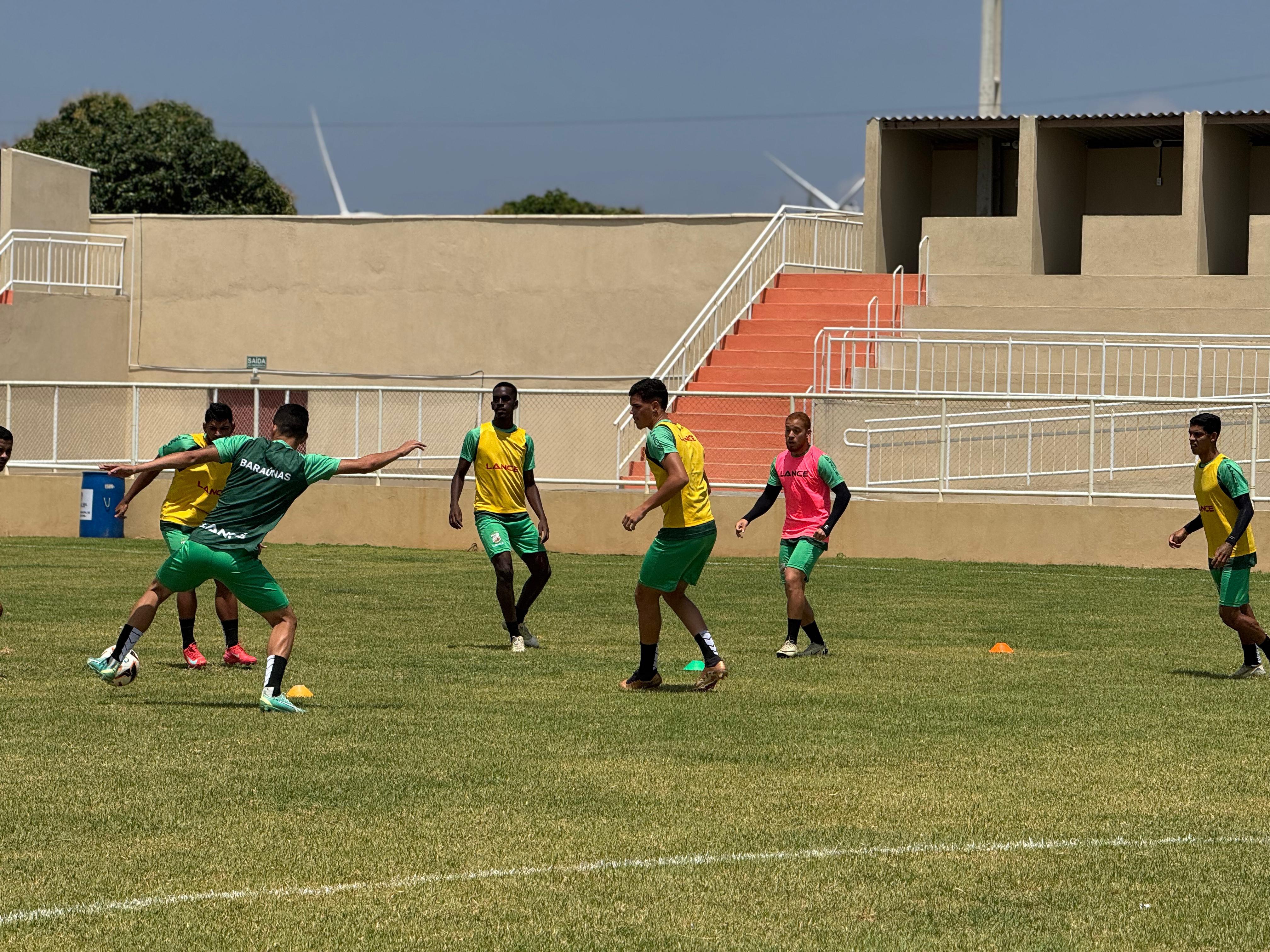 Baraúnas realiza jogo-treino neste sábado no Estádio Rogerão