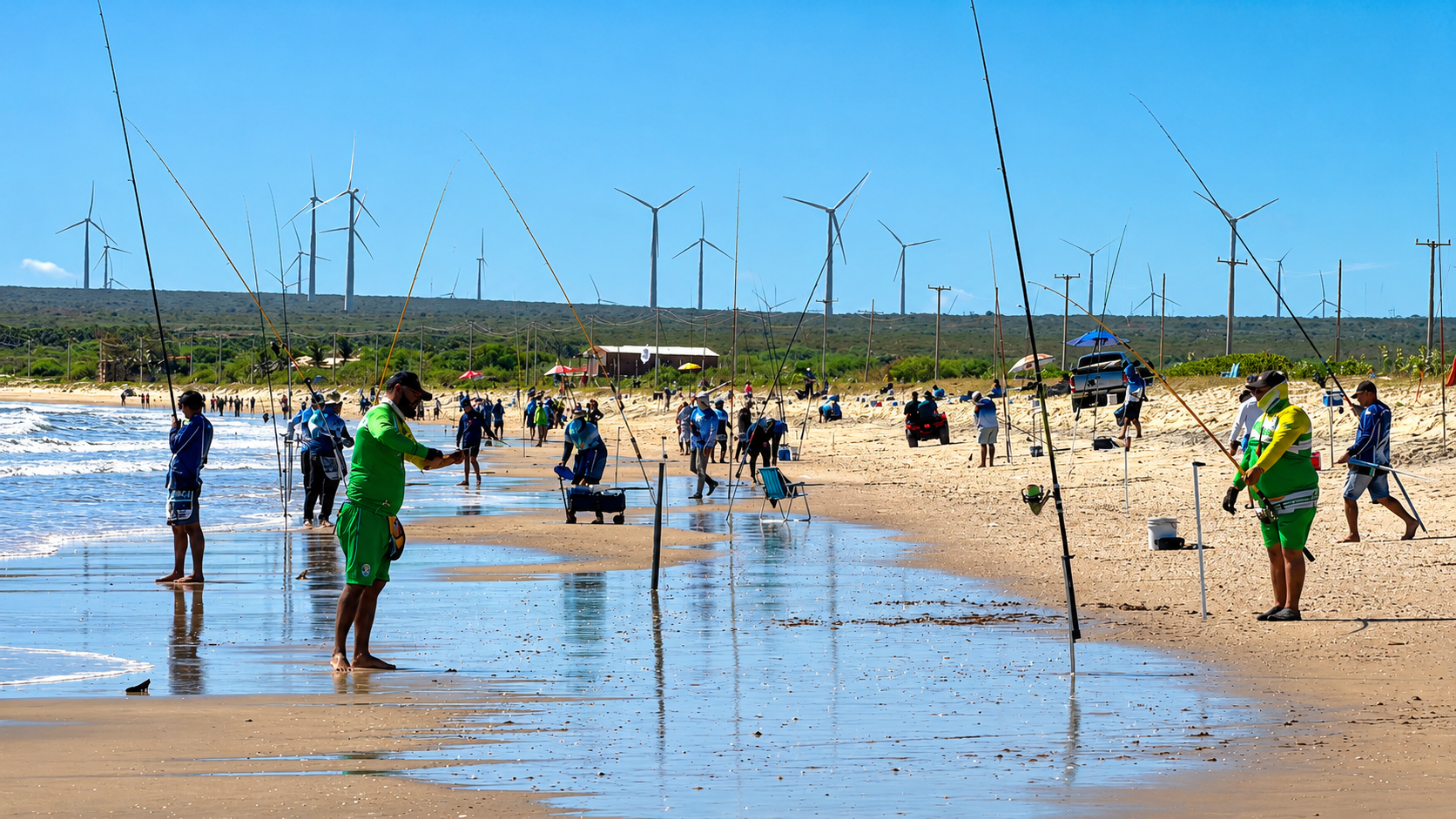 Pesca Esportiva reúne atletas de vários estados nos Jogos dos Navegantes em Areia Branca